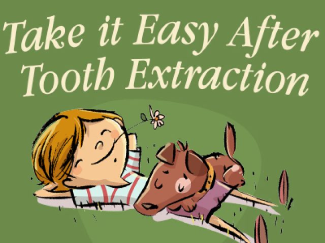 Take it Easy After Tooth Extraction (featured image)